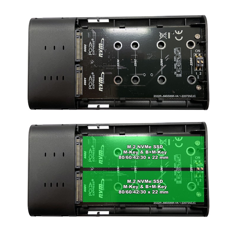 LC Power LC-M2-C-NVME-2x2-RAID - Slika 4