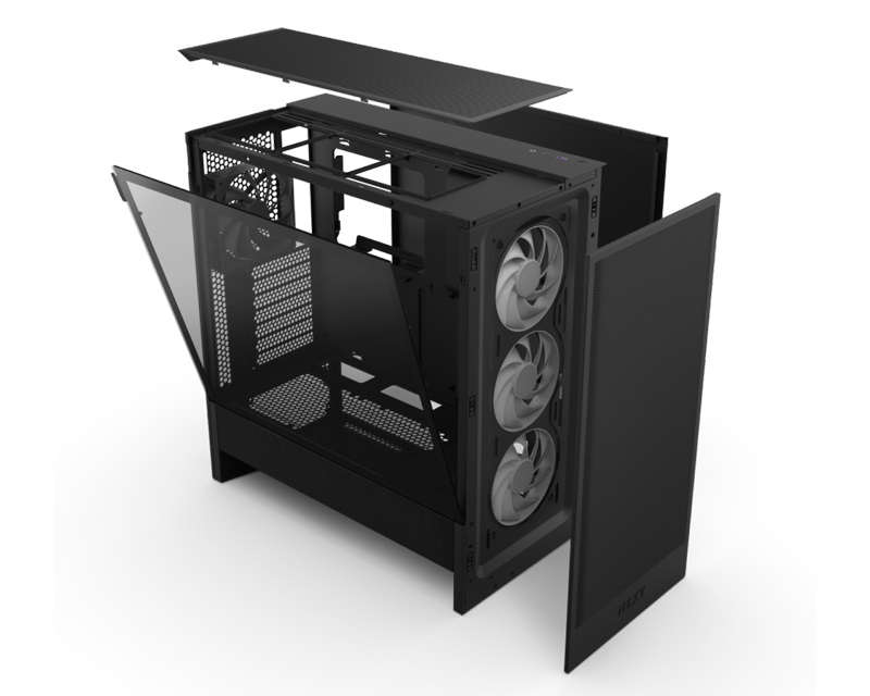 NZXT H5 Flow RGB Black CC-H52FB-R1 - Slika 4