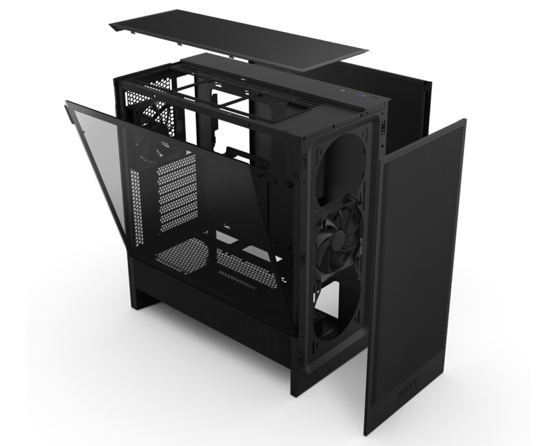 NZXT H5 Flow Gaming Black CC-H52FB-01 - Slika 4