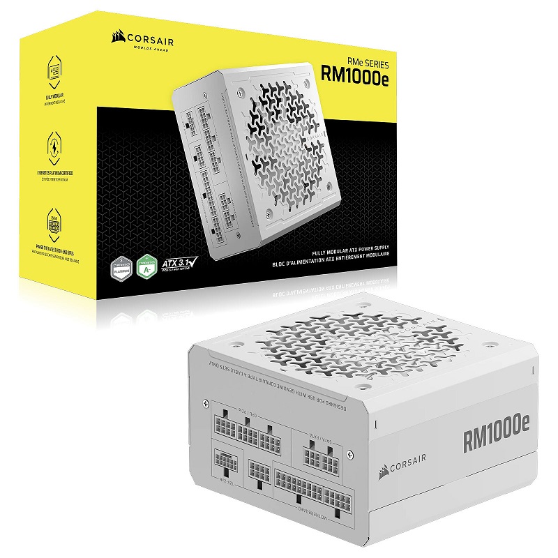 Corsair RM1000e 80+ Gold 1000W White CP-9020294-EU