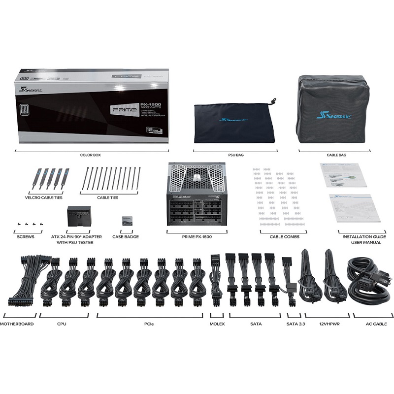 Seasonic Prime PX-1600 80+ Platinum SSR-1600PD2 - Slika 4