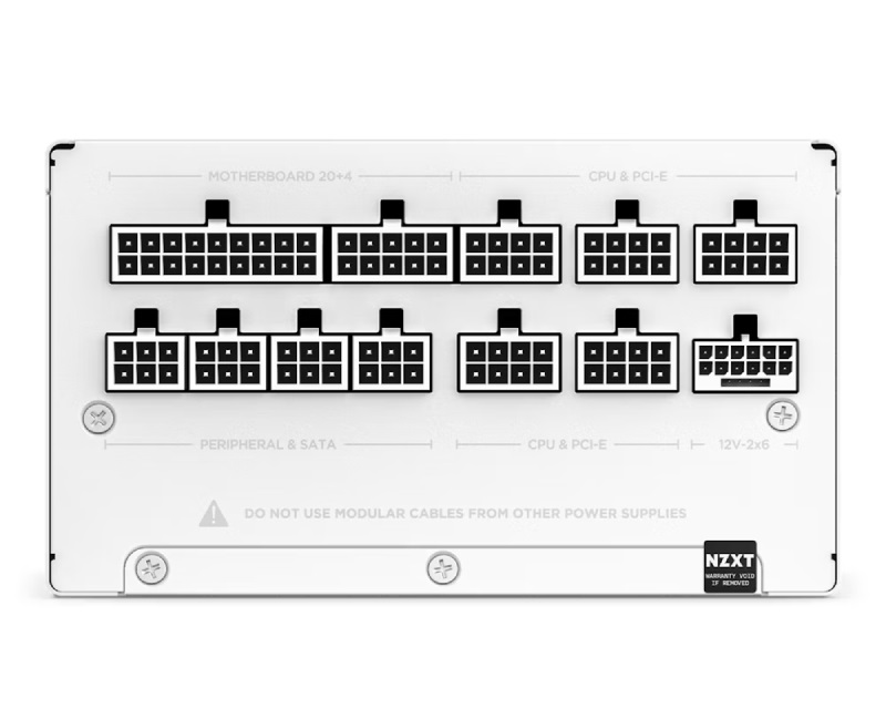 NZXT C1000 Gold ATX 3.X 1000W White PA-0G2BW-EU - Slika 3