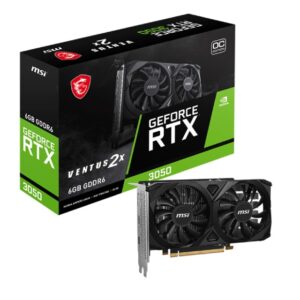 MSI RTX 3050 VENTUS 2X E 6G OC