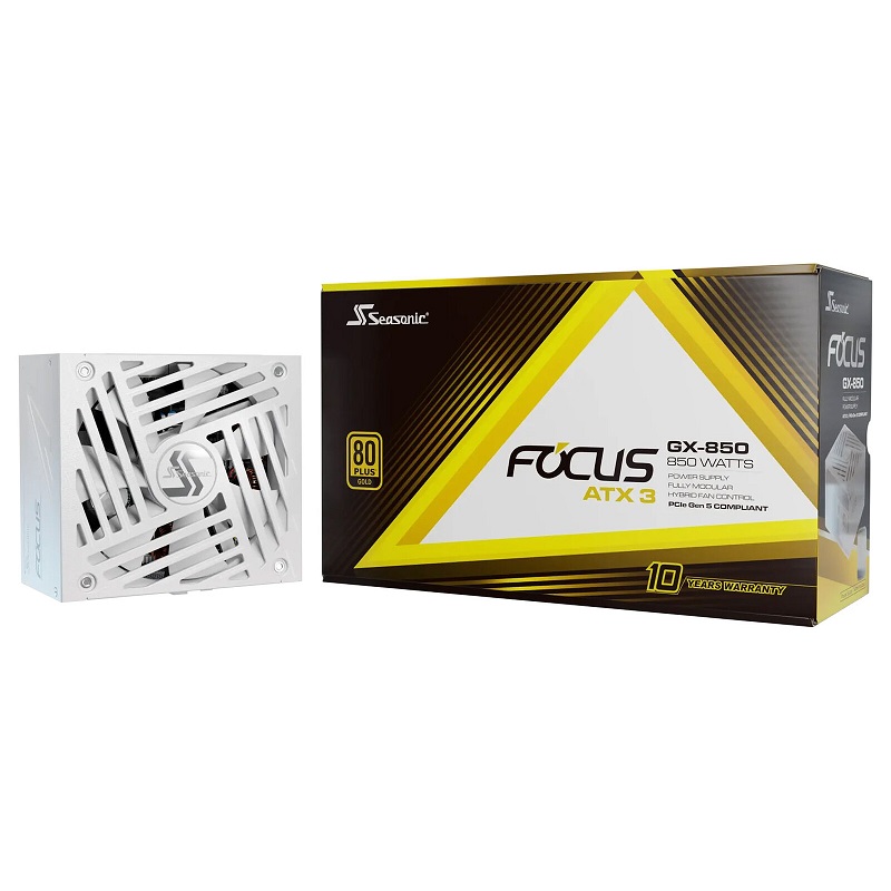 Seasonic Focus GX-850 80+ Gold White SRP-FGX851-A5A32SF