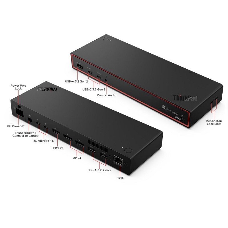 Lenovo ThinkPad Thunderbolt 5 Smart Dock 7500 (40BA0265EU) - Slika 2
