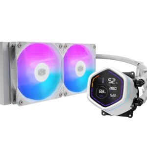 Cooler Master MasterLiquid Core Nex Digital 240 White ARGB MLX-D24M-A18PW-RD