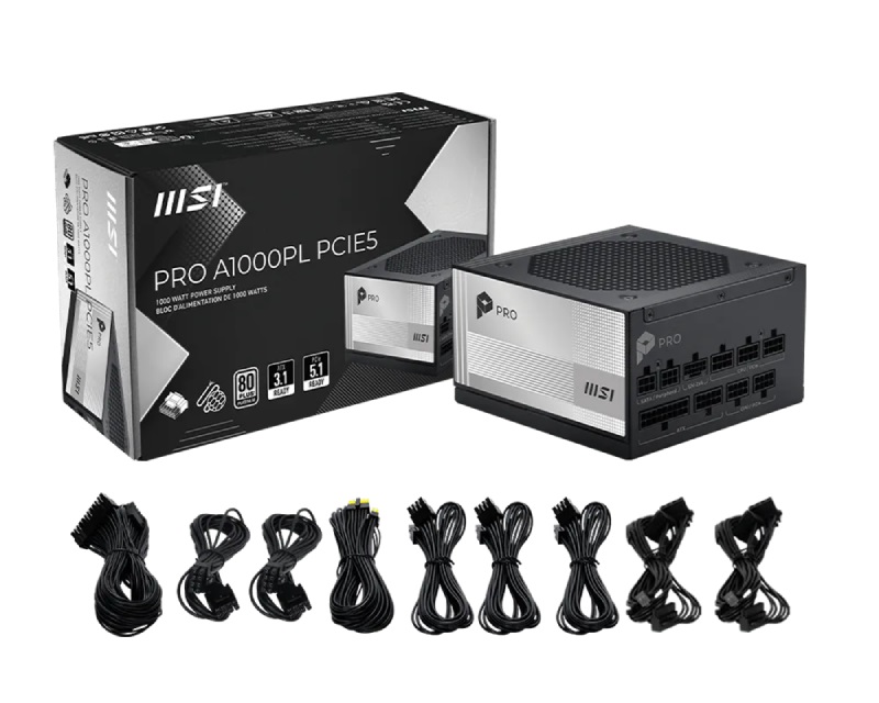 MSI PRO A1000PL PCIE5 1000W - Slika 5